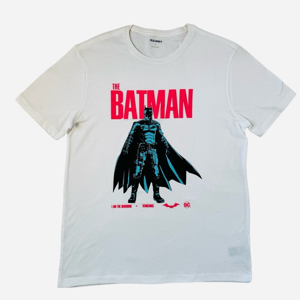 Old Navy White Batman Tee